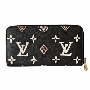 Louis Vuitton Wild at Heart Zippy Wallet Black Monogram Giant Limited Edition